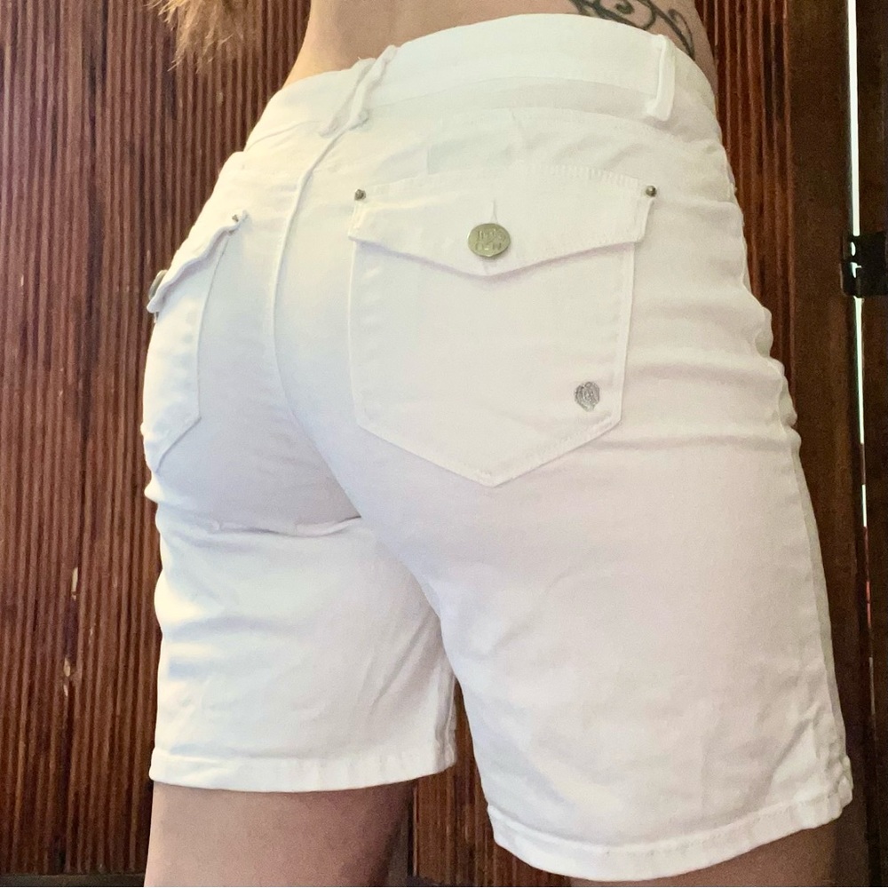 THORN White Bermuda Shorts